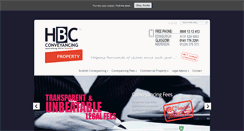 Desktop Screenshot of hbcconveyancing.co.uk