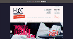 Desktop Screenshot of hbcconveyancing.com